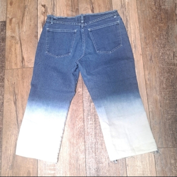 Anne Klein White and Blue Ombre Pants Size 11 - Picture 3 of 7